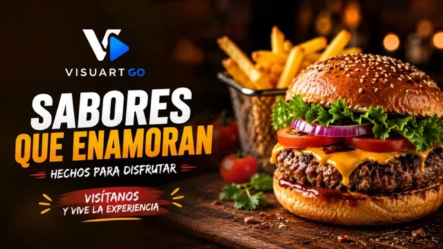 Anuncio de restaurante: sabores que enamoran